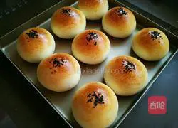 Red bean paste bun recipe 14