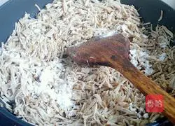 Illustration of making homemade meat floss 10