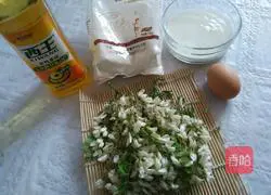 Sophora flower Illustration of how to make bread 1