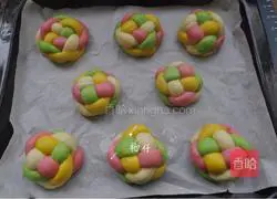 Recipe for making colorful hydrangea bread 14