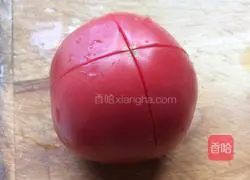 Illustration of how to make fried tofu with tomatoes 2