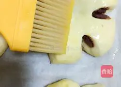 Illustration of how to make bean paste buns 15