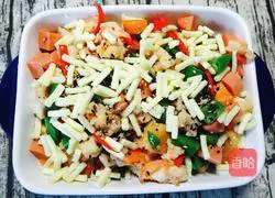 Illustration of how to make shrimp ball bread and cheese 5