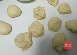 Illustration of how to make green onion cheese bread (pork floss stuffing) 7