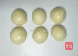 Illustration of how to make green onion, seaweed and meat floss bread 7