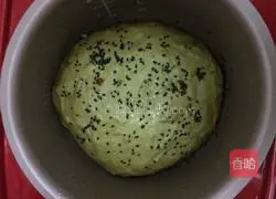 Illustration of how to make matcha bread in rice cooker 7