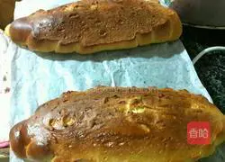 Illustration of how to make borscht bread 17