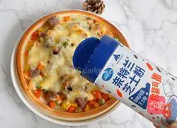 Illustration of grilled pizza 9