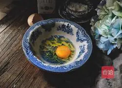 Illustration of how to make beautiful breakfast matcha bread pudding 3