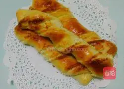 Illustration of how to make coconut bread sticks 14