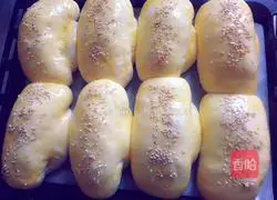 Illustration of how to make ham and cheese bread 14