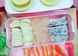 How to make fruit salad bread bento Illustration 5