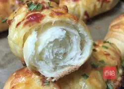 Illustration of how to make green onion cheese bread 10