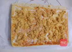Illustration of how to make meat floss rolls (4 pieces) 11