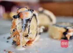 Illustration of how to make crispy bread and banana rolls (sugar-free, oil-free, no need to wash pots and dishes) 7