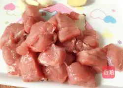 Illustration of homemade meat floss 2