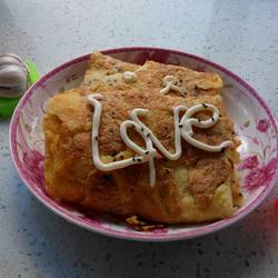 Egg shredded pancake