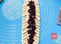 honey Illustration of how to make bean wreath bread 8