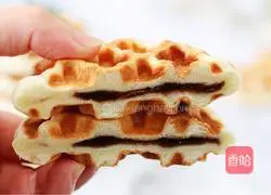 Illustration of making bread version of waffles 14