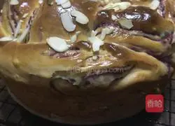 Illustration of how to make purple potato hand-shredded bread 22