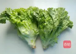Lettuce with garlic and oyster sauce Illustration of how to do it 1