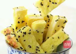 Irresistibly fragrant and crispy—golden bread Illustration of how to make strips 8