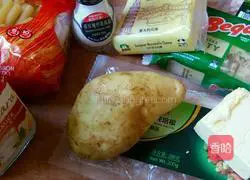 Spaghetti (Bacon) Potato Baked Macaroni) Recipe Illustration 1