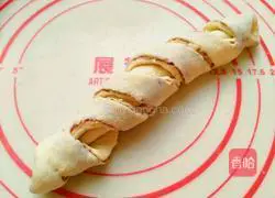 Illustration of how to make bean paste bagels 11