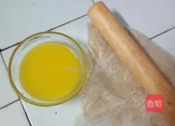 Illustration of how to make mango chocolate mousse 1