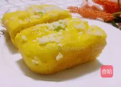 Illustration of how to make pumpkin preserved bread 12