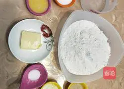 Illustration of how to make red bean bagels 1