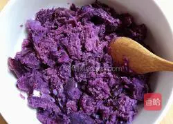 Illustration of how to make purple sweet potato and rice sandwich bread 8
