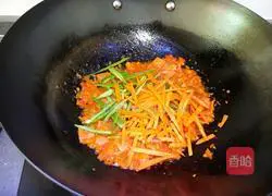 Illustration of how to make black pepper pasta 8