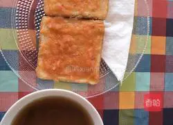 Illustration of how to make toast with tomato sauce 10