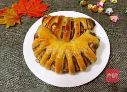 Illustration of making bean paste bread 23