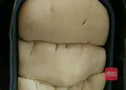 Illustration of how to make bean paste bread in bread machine 4