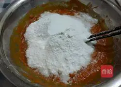 Illustration of how to make pan-fried pumpkin cake 4