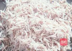 Homemade pork floss Illustration of how to do it 4