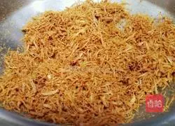 Illustration of homemade meat floss 8