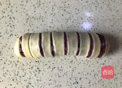 Illustration of how to make purple sweet potato bread 14