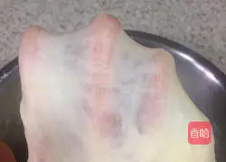 How to knead the dough by hand and quickly knead the glove film (bread) - no beating or waking up the dough 10