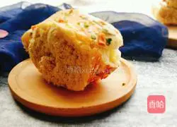 Illustration of how to make meat floss rolls 13