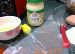 Bean paste roll bread Practice illustration 4