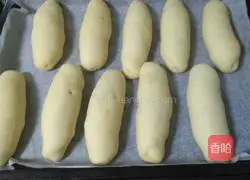 Illustration of how to make green onion cheese bread (pork floss stuffing) 10