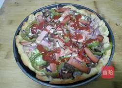 Pizza recipe illustration 13