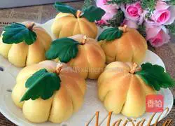 Red bean paste pumpkin bread recipe 22