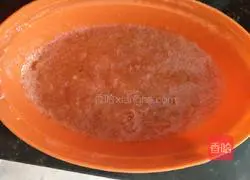 Illustration of how to make toast with tomato sauce 2