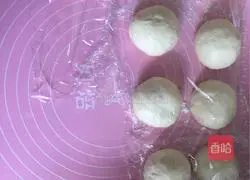 Illustration of how to make meat floss bread 4