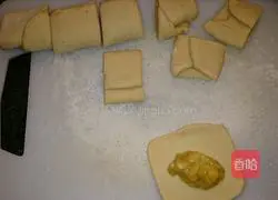 Illustration of how to make banana bread (banana sandwich) 4