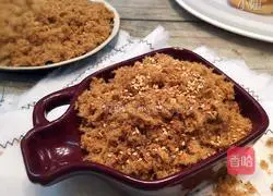 Illustration of how to stir-fry pork floss in a bread machine 13